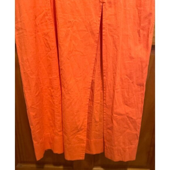 Vintage Free People Button-Accent Cotton Maxi Skirt‎ With Side Slit M - Picture 3 of 6